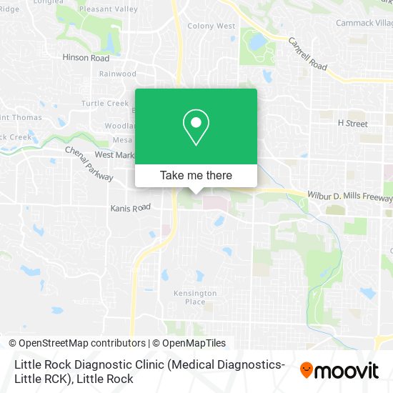 Little Rock Diagnostic Clinic (Medical Diagnostics-Little RCK) map