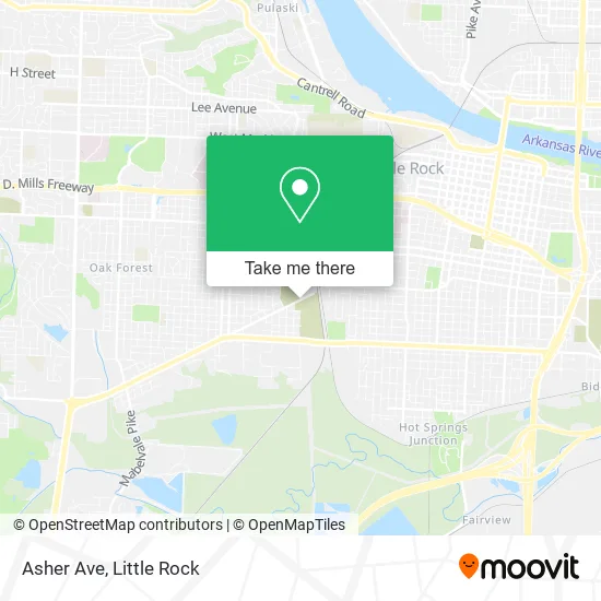 Mapa de Asher Ave