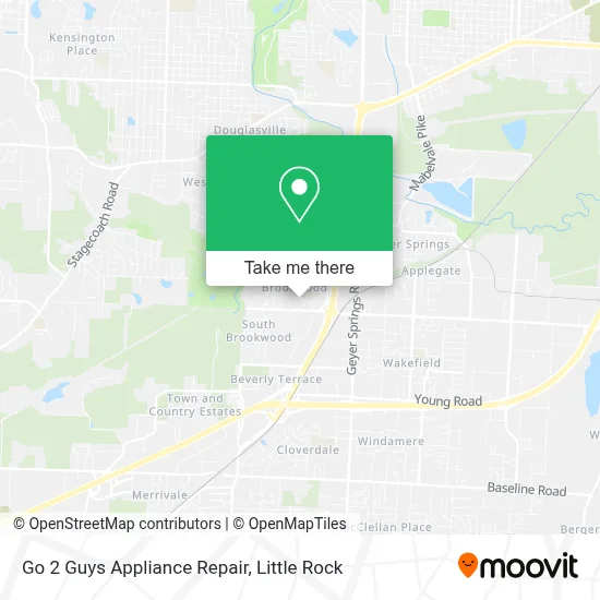 Go 2 Guys Appliance Repair map