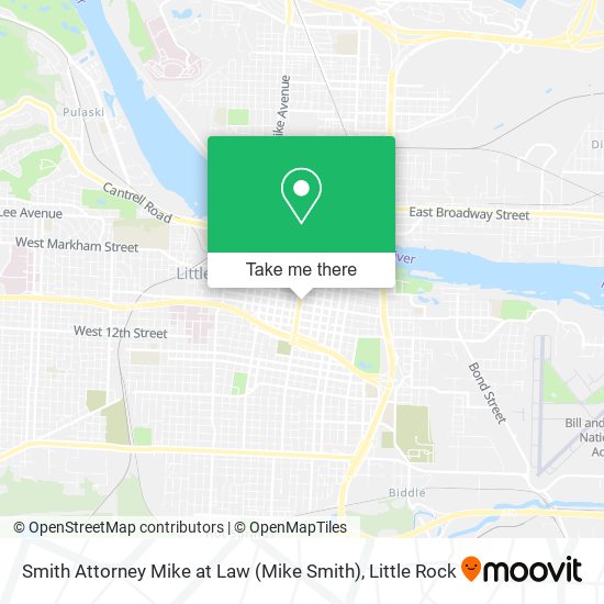 Mapa de Smith Attorney Mike at Law (Mike Smith)