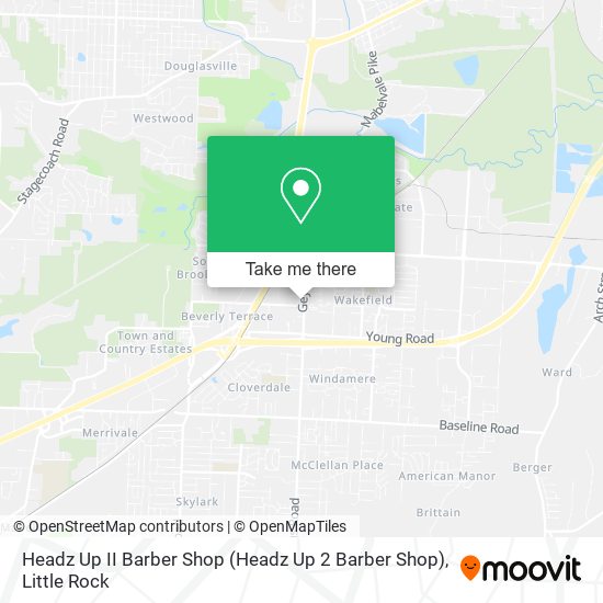 Mapa de Headz Up II Barber Shop