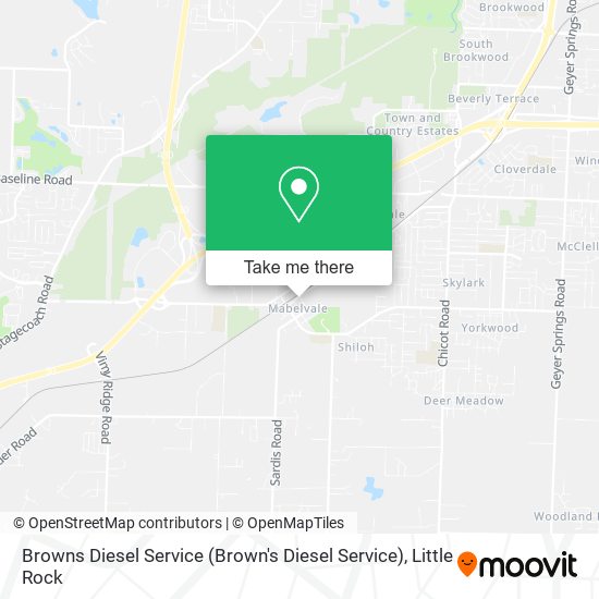 Mapa de Browns Diesel Service (Brown's Diesel Service)