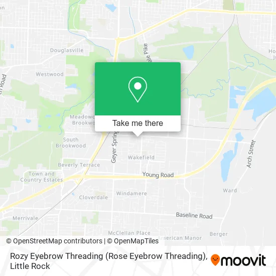 Mapa de Rozy Eyebrow Threading (Rose Eyebrow Threading)