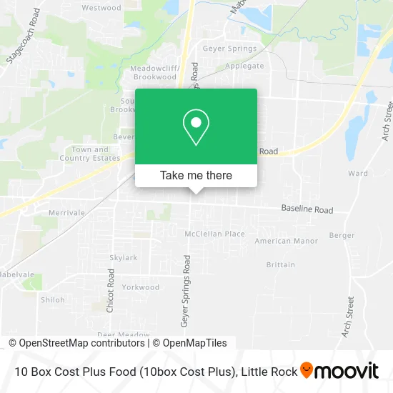 10 Box Cost Plus Food (10box Cost Plus) map