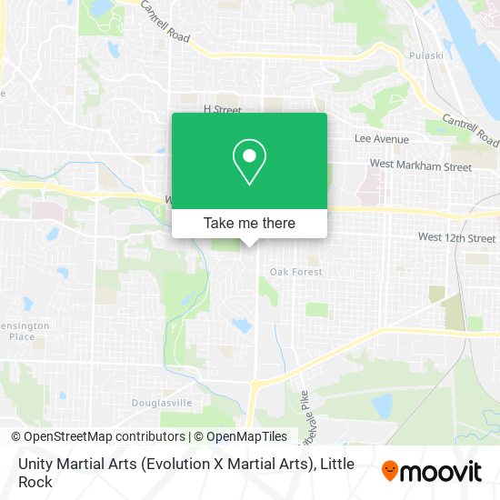 Unity Martial Arts (Evolution X Martial Arts) map