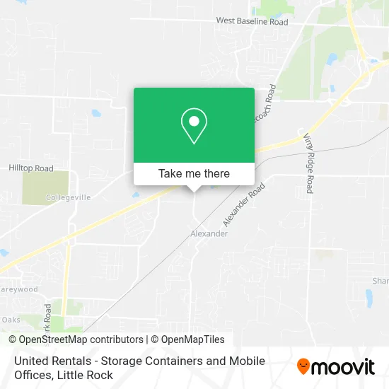 United Rentals - Storage Containers and Mobile Offices map