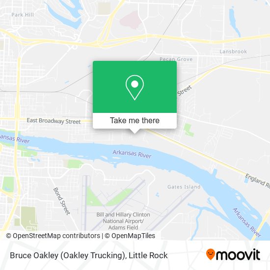 Mapa de Bruce Oakley (Oakley Trucking)