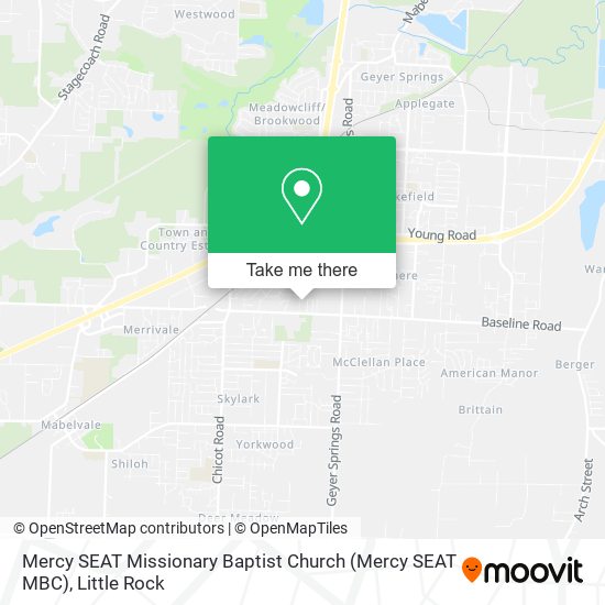 Mercy SEAT Missionary Baptist Church (Mercy SEAT MBC) map
