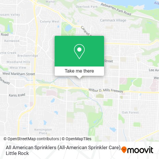 All American Sprinklers (All-American Sprinkler Care) map