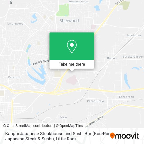 Mapa de Kanpai Japanese Steakhouse and Sushi Bar (Kan-Pai Japanese Steak & Sushi)