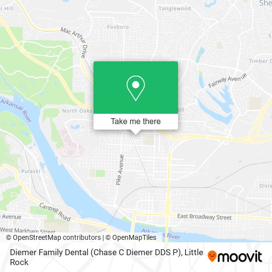 Mapa de Diemer Family Dental (Chase C Diemer DDS P)