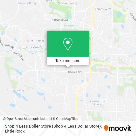 Shop 4 Less Doller Store map