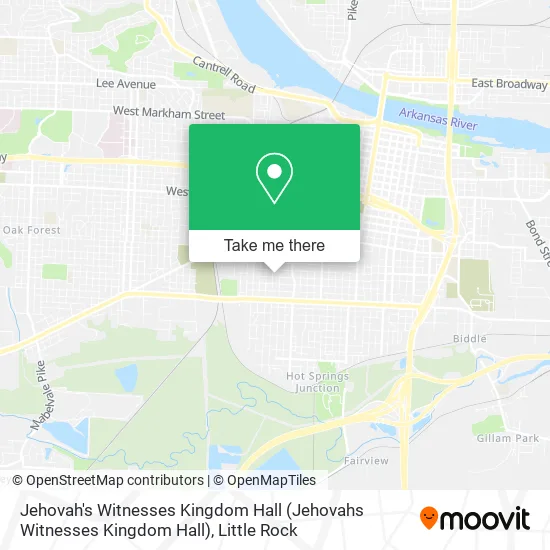 Jehovah's Witnesses Kingdom Hall (Jehovahs Witnesses Kingdom Hall) map