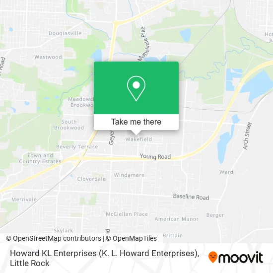 Howard KL Enterprises (K. L. Howard Enterprises) map