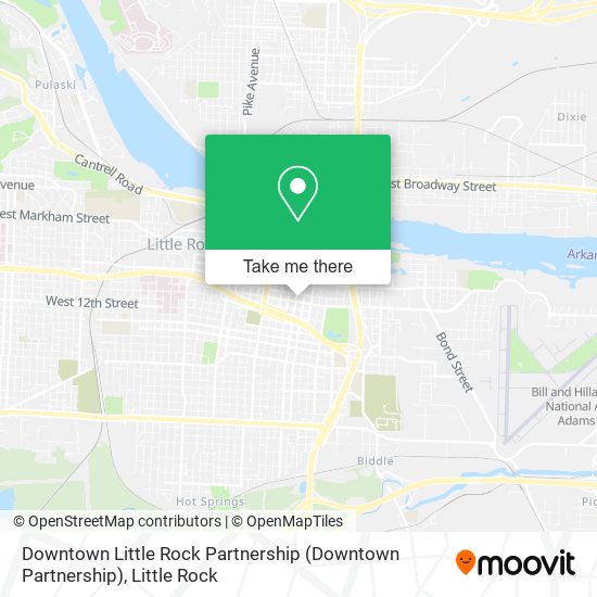 Downtown Little Rock Partnership (Downtown Partnership) map