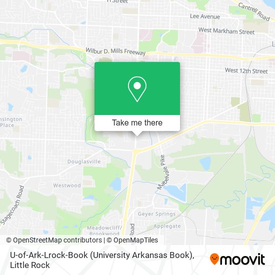 Mapa de U-of-Ark-Lrock-Book (University Arkansas Book)