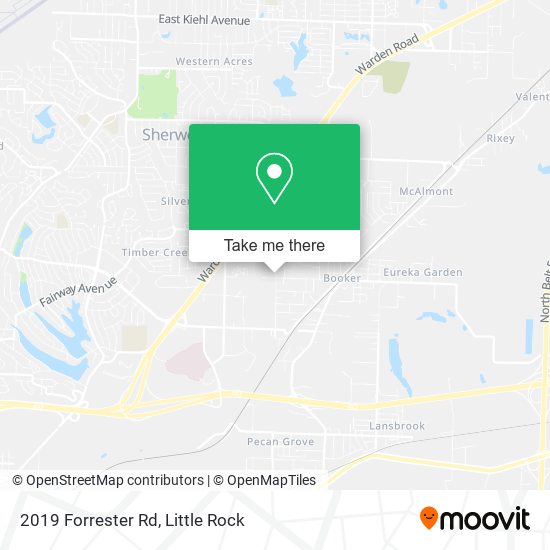 2019 Forrester Rd map