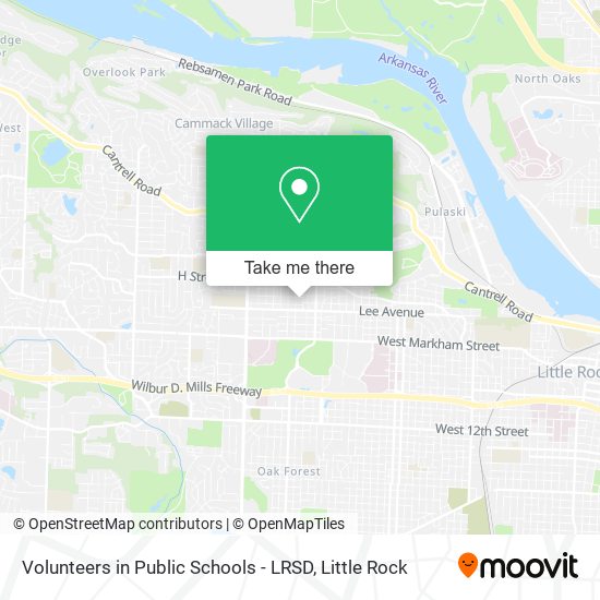 Volunteers in Public Schools - LRSD map