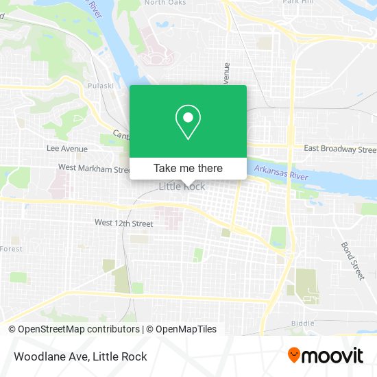 Mapa de Woodlane Ave