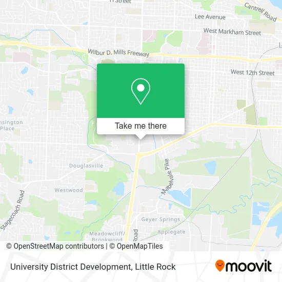 University District Development map