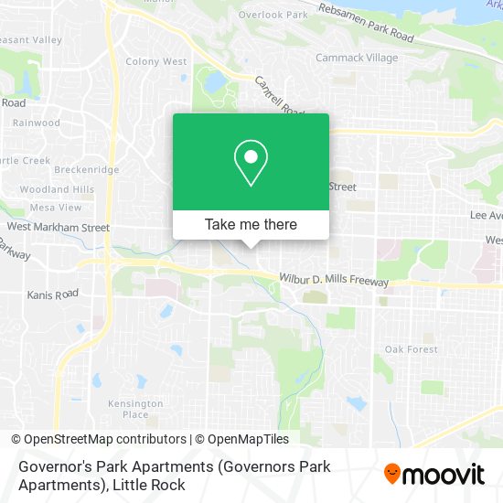Mapa de Governor's Park Apartments (Governors Park Apartments)