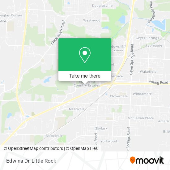 Edwina Dr map