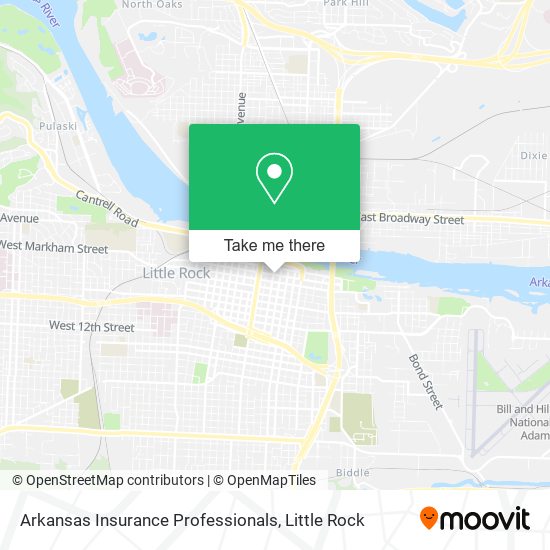 Arkansas Insurance Professionals map