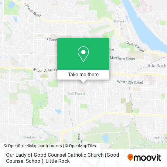 Mapa de Our Lady of Good Counsel Catholic Church (Good Counsel School)