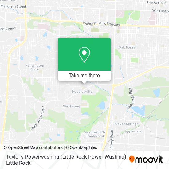 Taylor's Powerwashing (Little Rock Power Washing) map