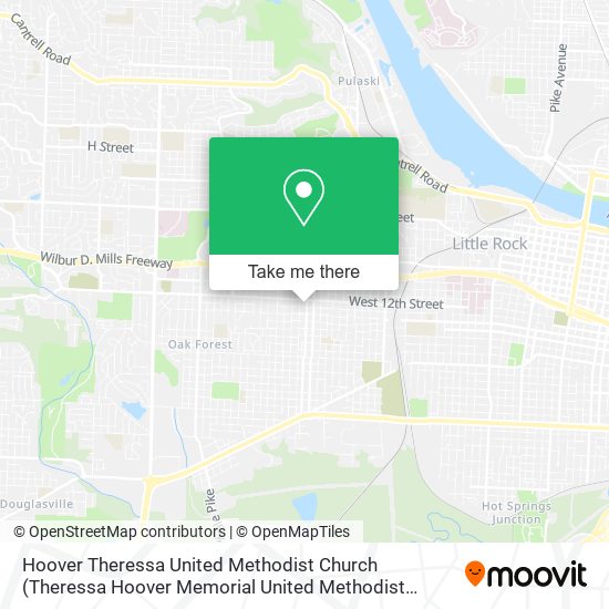 Mapa de Hoover Theressa United Methodist Church