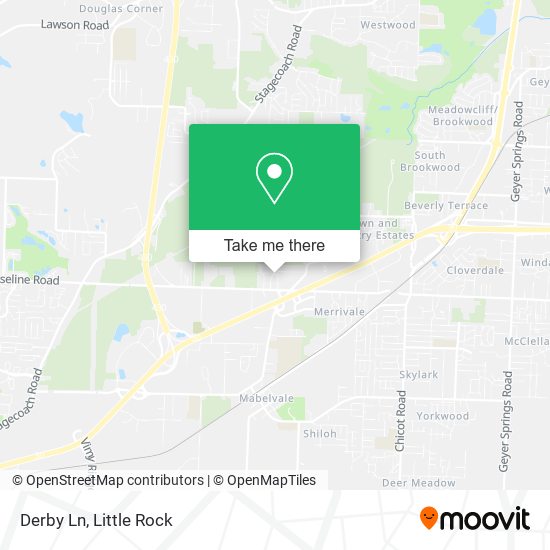 Derby Ln map