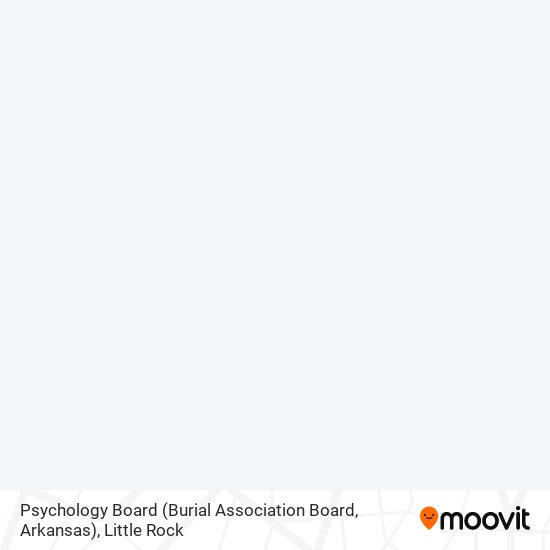 Psychology Board (Burial Association Board, Arkansas) map