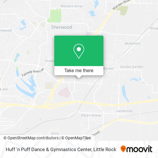 Mapa de Huff 'n Puff Dance & Gymnastics Center