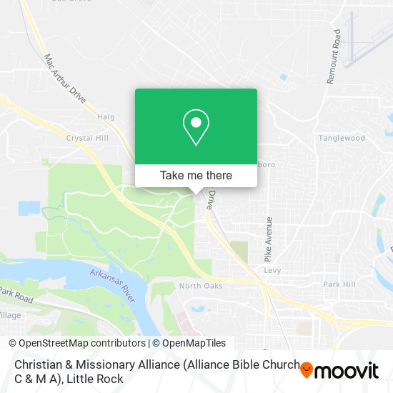 Christian & Missionary Alliance (Alliance Bible Church C & M A) map