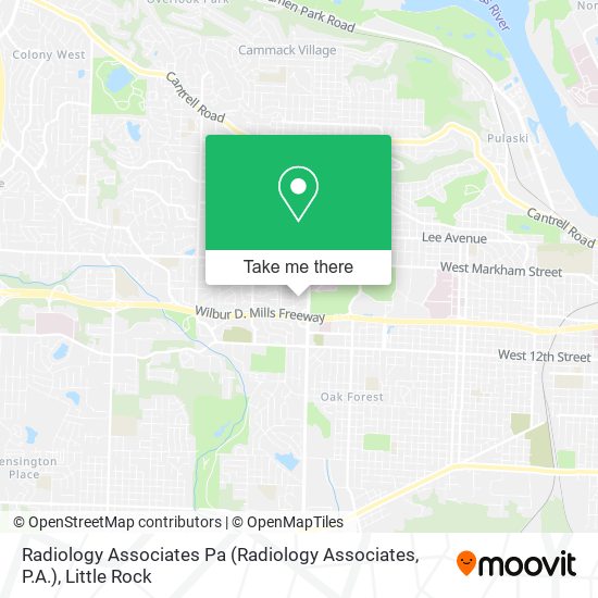 Radiology Associates Pa (Radiology Associates, P.A.) map