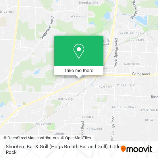 Mapa de Shooters Bar & Grill (Hogs Breath Bar and Grill)