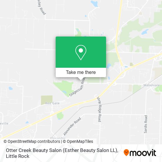 Mapa de Otter Creek Beauty Salon (Esther Beauty Salon LL)