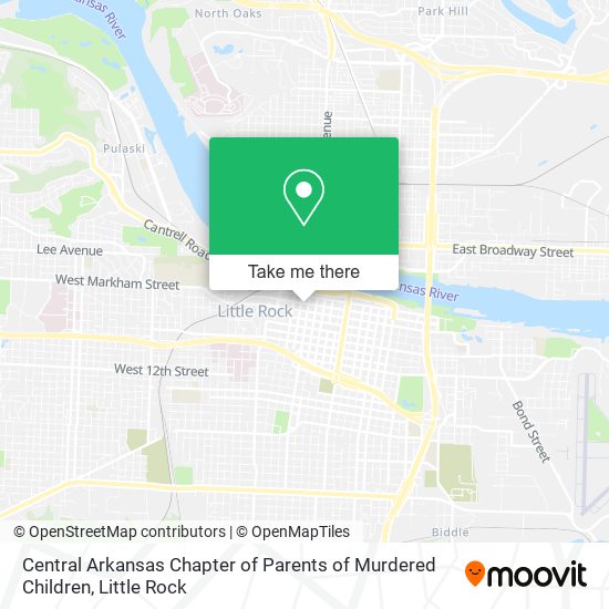 Mapa de Central Arkansas Chapter of Parents of Murdered Children