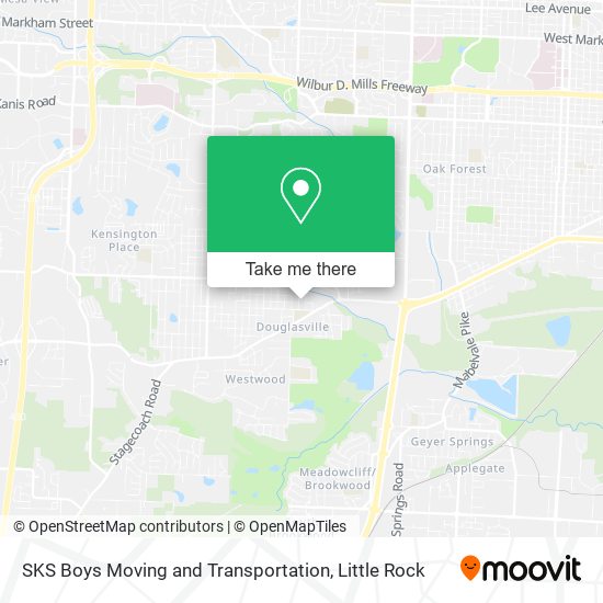 SKS Boys Moving and Transportation map