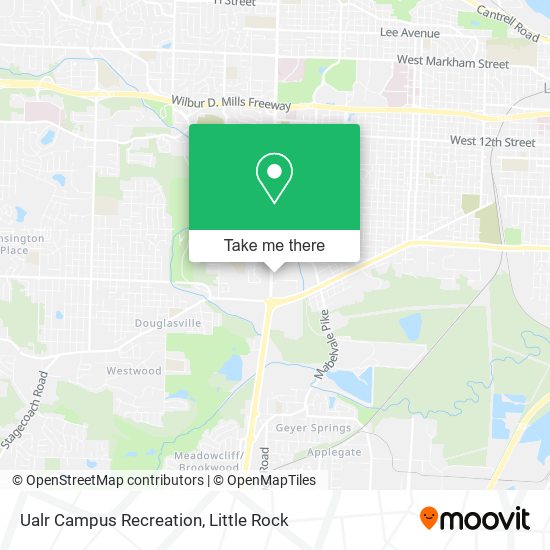 Ualr Campus Recreation map