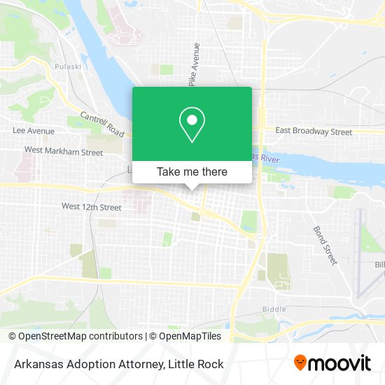 Arkansas Adoption Attorney map