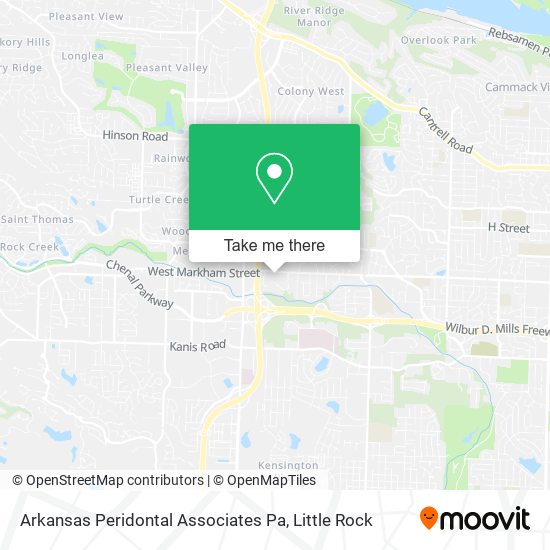 Arkansas Peridontal Associates Pa map