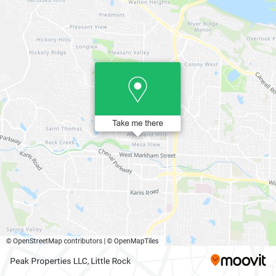 Peak Properties LLC map