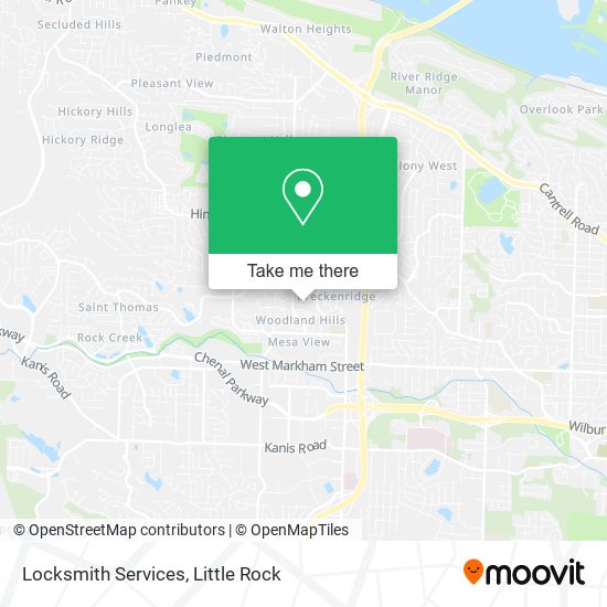 Locksmith Services map