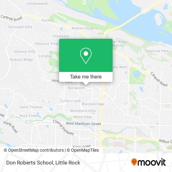 Don Roberts School map
