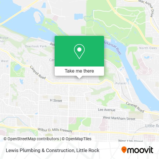 Mapa de Lewis Plumbing & Construction