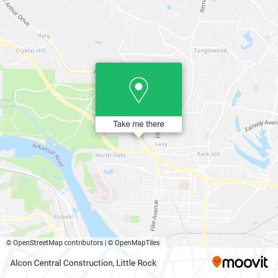 Alcon Central Construction map