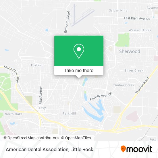 American Dental Association map