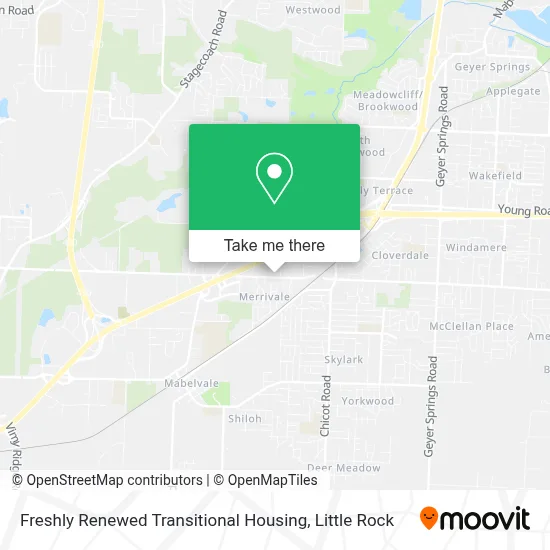 Freshly Renewed Transitional Housing map