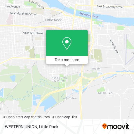 Mapa de WESTERN UNION